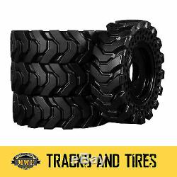 10-16.5 10x16.5 Flat Free Solid Rubber Skid Steer Tires SD, HD, XD, or Smooth