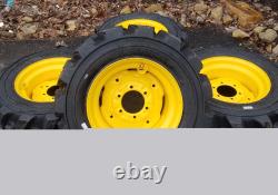 10-16.5 GRD FRC 400 Ultra Skid Steer Tires on Wheels for New Holland (6LUG)
