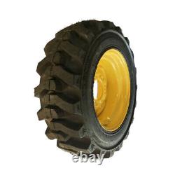 10-16.5 Galaxy Muddy Buddy Skid Steer Tires/Rims for New Holland 10X16.5 (6 LUG)