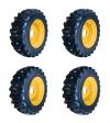 10-16.5 Trac Chief USA Skid Steer Tires/Wheels/Rims for New Holland (6LUG)-8PLY