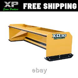 10' XD30 with pullback bar snow pusher JD & New Holland skid steer SHIPS FREE