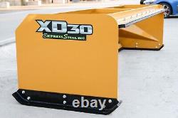 10' XD30 with pullback bar snow pusher JD & New Holland skid steer SHIPS FREE