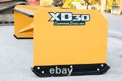 10' XD30 with pullback bar snow pusher JD & New Holland skid steer SHIPS FREE