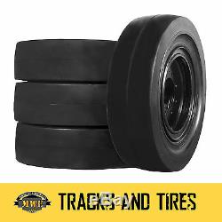 12-16.5 12x16.5 Flat-Proof Solid Rubber Skid Steer Tires SD, HD, XD, or Smooth