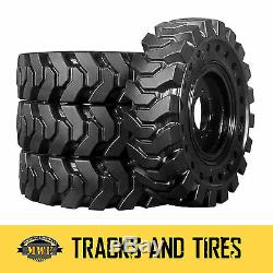 12-16.5 12x16.5 Flat-Proof Solid Rubber Skid Steer Tires SD, HD, XD, or Smooth