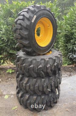 12-16.5 Galaxy Muddy Buddy Skid Steer Tires/Rims for New Holland & more-12X16.5