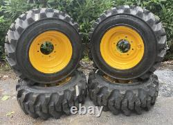 12-16.5 Galaxy Muddy Buddy Skid Steer Tires/Rims for New Holland & more-12X16.5