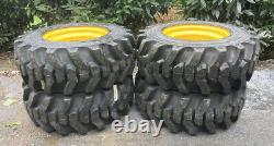 12-16.5 Galaxy Muddy Buddy Skid Steer Tires/Rims for New Holland & more-12X16.5