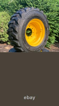 12-16.5 SKS-1 Skid Steer Tires/Rims for New Holland L225 & more-14PLY-12X16.5