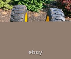 12-16.5 SKS-1 Skid Steer Tires/Rims for New Holland L225 & more-14PLY-12X16.5