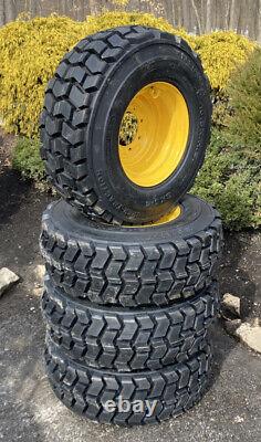 12-16.5 SKS-4 Lifemaster Style Skid Steer Tires/Rims for New Holland L175 & more