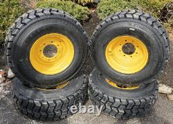 12-16.5 SKS-4 Lifemaster Style Skid Steer Tires/Rims for New Holland L175 & more