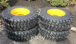 12-16.5 SKS-4 Lifemaster Style Skid Steer Tires/Rims for New Holland L175 & more