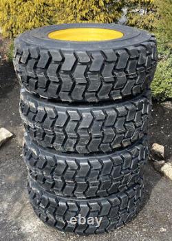 12-16.5 SKS-4 Lifemaster Style Skid Steer Tires/Rims for New Holland L175 & more