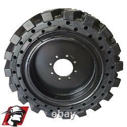 12x16.5 Maxmizer GT Tire Solid Skid Steer 4xTire/Wheels NEW HOLLAND 33x12-20