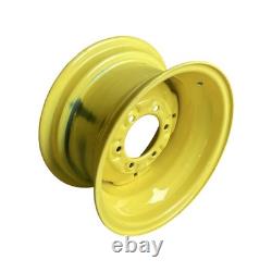 15X8X6 TITAN USA Skid Steer Wheel/Rim for New Holland-6lug, fits 27X10.50-15Tires