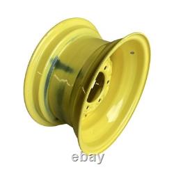 15X8X6 TITAN USA Skid Steer Wheel/Rim for New Holland-6lug, fits 27X10.50-15Tires