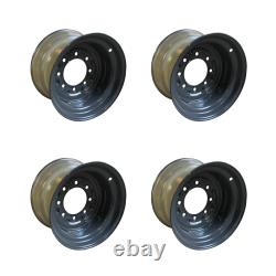 16.5x9.75,8 lug Skid Steer Wheels/Rims Gray for New Holland, Case & more-12-16.5