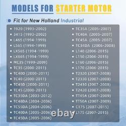 18139 Starter Motor, SBA185086520 Starter Fit for New Holland Skid Steer Load
