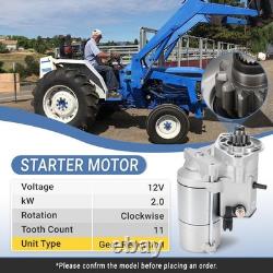 18139 Starter Motor, SBA185086520 Starter Fit for New Holland Skid Steer Load
