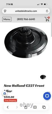 2 new holland C227 front idler assembly for skid steerer
