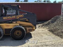 2002 New Holland LS180 Skid Steer Loader with 2 Speed & Weight Kit CHEAP