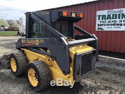 2004 New Holland LS170 Skid Steer Loader with Cab Clean One Owner Only 1800Hrs