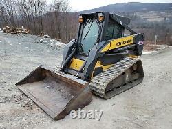 2005 New Holland C190 Track Skid Steer Cab Heat A/c Two Speed Ready To Work
