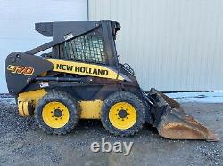 2006 New Holland L170 Skid Steer, Erops, Aux Hyd, 829 Hours, 52 HP Pre-emissions