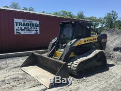 2007 New Holland C185 Compact Track Skid Steer Loader with Cab & High Flow