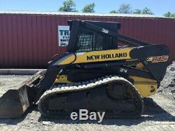 2007 New Holland C185 Compact Track Skid Steer Loader with Cab & High Flow