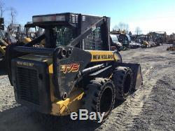2008 New Holland L175 Skid Steer Loader with Cab 2 Speed CHEAP