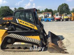 2016 New Holland C232 Compact Track Skid Steer Loader with Cab Only 900Hrs CLEAN