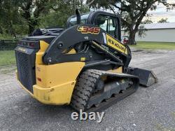 2022 New Holland C345 Skid Steer Loader A/c 839 Hours High Flow Loaded
