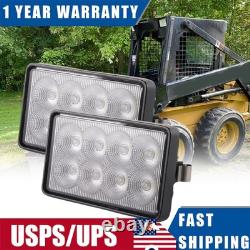 2X LED Work Light For New Holland Skid Steer LX465 LX485 LX565 LX665 LX865 LX885