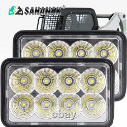 2X TL650 LED Work Light Fits Bobcat Ford New Holland Skid Steer 6661353 9829523