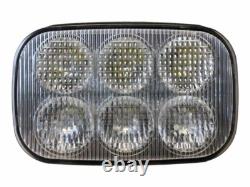 2x LED Head Light To Fit Case IH Ford New holland Skid Steer Replaces 84306337