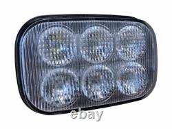 2x LED Head Light To Fit Case IH Ford New holland Skid Steer Replaces 84306337
