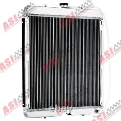 3 Row Radiator Fit New Holland Skid Steer Loader C175 C185 Case 410 420 430 440