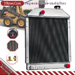 3-Row Radiator Fit Skid Steer Loader New Holland L555 L554, John Deere OE#771706