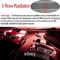 3 Row Radiator Fits New Holland Skid Steer L555 L554 John Deere 675 #mg771716