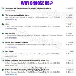 3 Row Radiator Fits New Holland Skid Steer L555 L554 John Deere 675 #mg771716