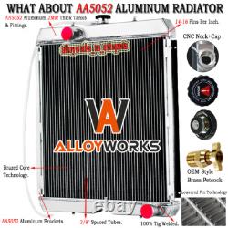 3 Row Radiator For NEW HOLLAND SKID STEER LOADER C175 C185 C190 L175 L180 L185