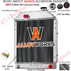 3 Row Radiator For New Holland Skid Steer L555 L554 John Deere 675 #mg771716