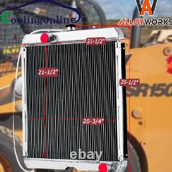 3-core Radiator Fit New Holland Skid Steer Loader C175, C185, C190, L175, L180, L185