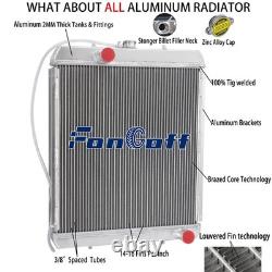 3-row Radiator Fit New Holland Skid Steer Loader C175/c185 Case 410 420 430 440