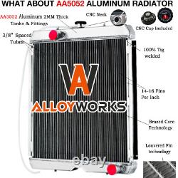 3-row Radiator Fits New Holland Skid Steer Loader C175 C185 Case 410 420 430 440