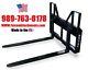 3500 Lb Falcon Skid Steer Tractor Pallet Forks. Adjustable (made In The Usa)