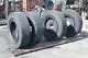 36.5x12x20 SOLID TIRES & WHEELS FOR BOBCAT, CAT SKID STEERS AT 38 TALL 14X17.5