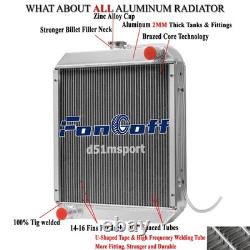 3Row Aluminum Radiator fit Ford New Holland Skid Steer LS180 L865/885 LX865/885